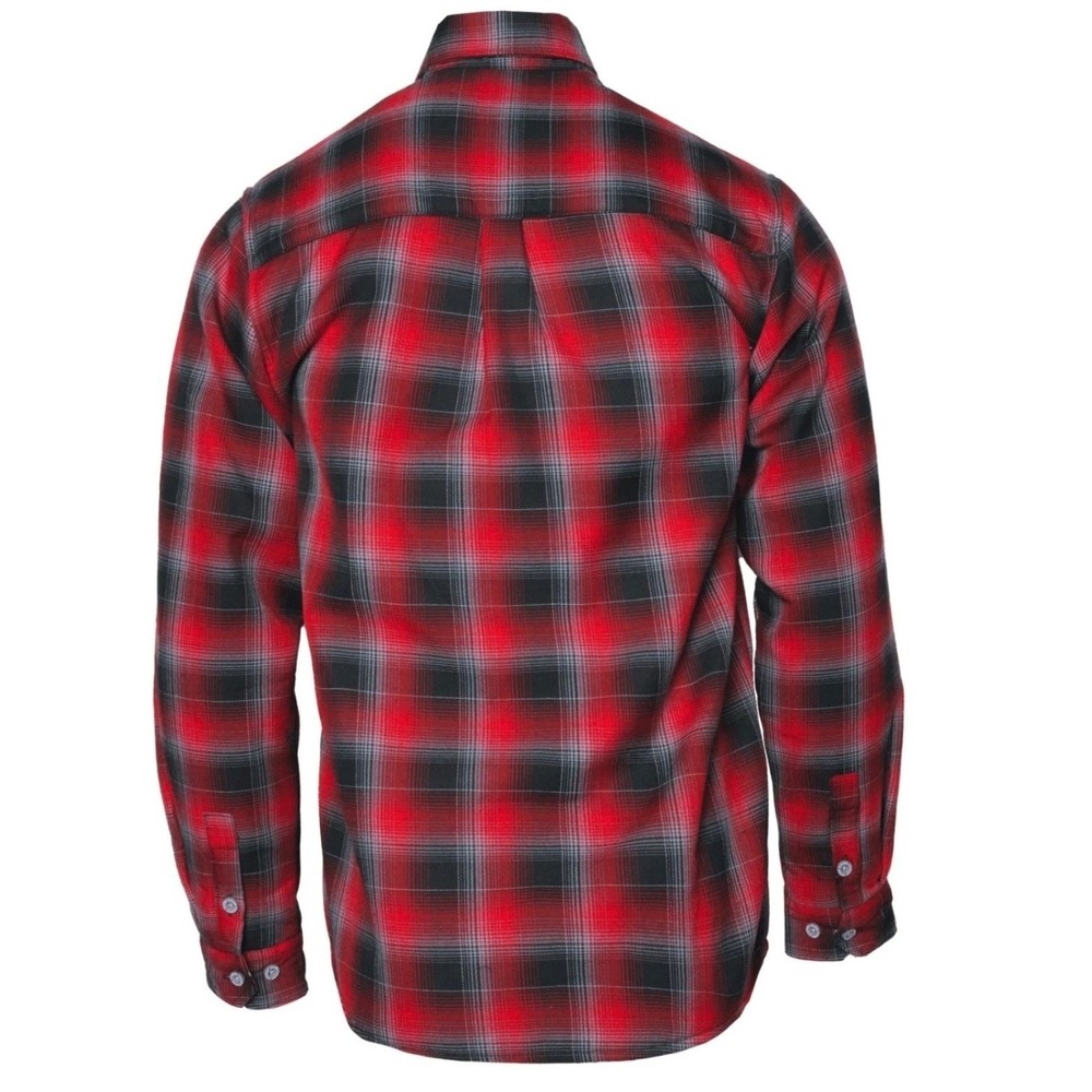 DIXXON Flannel Company The Johnny Shirt Jacket Mens 2XL Fleece Lined Flannel Red - Picture 3 of 8